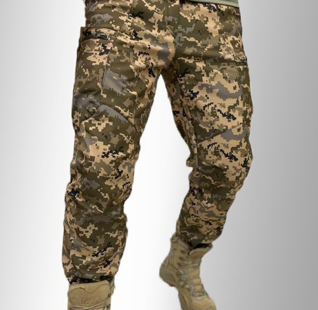 Тактичні брюки SoftShell 44 Піксель - зображення 1