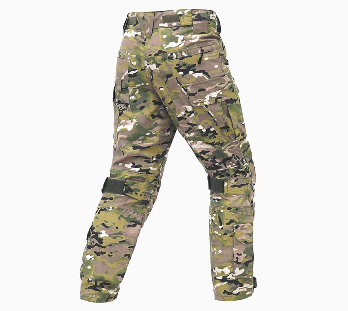 Тактические штаны с наколенниками ASAF Rip Stop 44 Мультикам - изображение 2