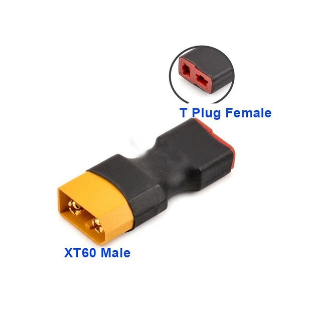 Переходник коннектора с XT60 на T plug Переходник адаптер для подключения аккумулятора - изображение 3