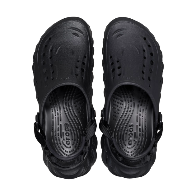 Мужские Сабо Crocs Echo Clog 40-41 р 25.8-26.7 см Черные 207937-M8/W10 Black - изображение 4