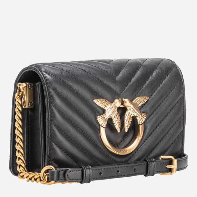 Pinko Love Click Mini Torba Na Ramię 100067A0GK-Z99Q Nero/Antyczny (8055209868908) - obraz 3