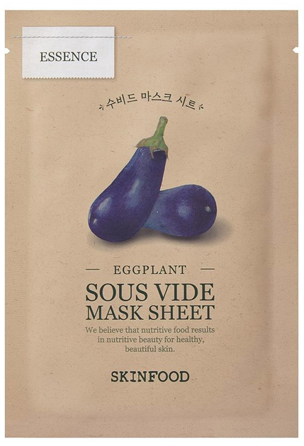 Маска для обличчя SkinFood Eggplant Sous Vide Mask Sheet 22 г (8809153102485) - зображення 1