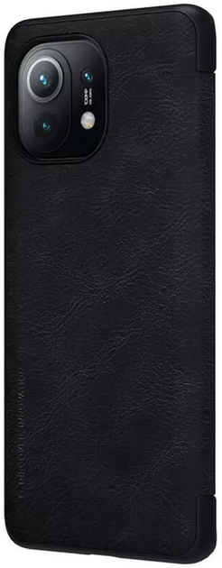 Etui z klapką Nillkin Qin do Xiaomi Mi 11 czarne (NN-QLC-X11/BK) - obraz 3