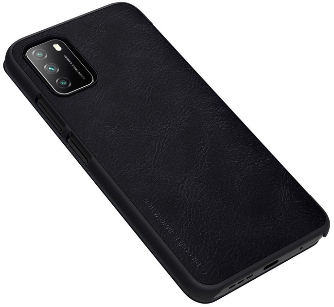 Etui z klapką Nillkin Qin Leather do Xiaomi Poco M3 Czarny (NN-QLC-XPM3/BK) - obraz 4