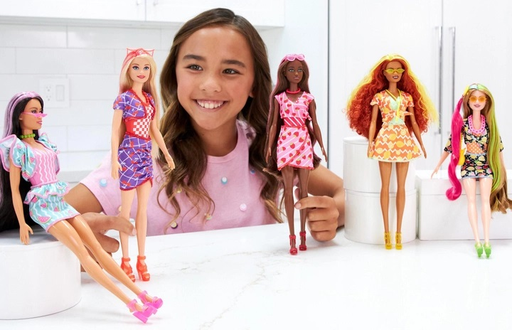 Лялька Barbie Фруктовий сюрприз Кольорове перевтілення (194735097517) - зображення 5