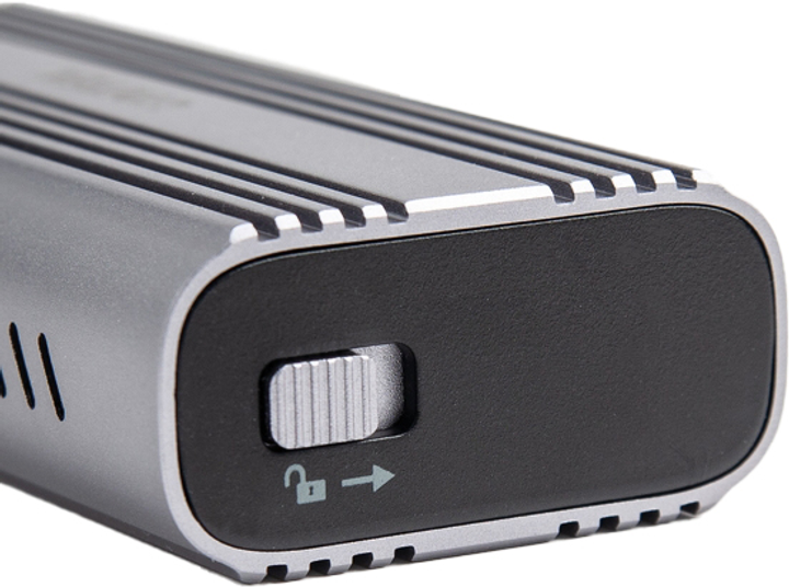 Zewnętrzna kieszeń Unitek SolidForce Reefer Pro na M.2 SSD NVMe (PCIe) USB 4.0 (S1226A) - obraz 4