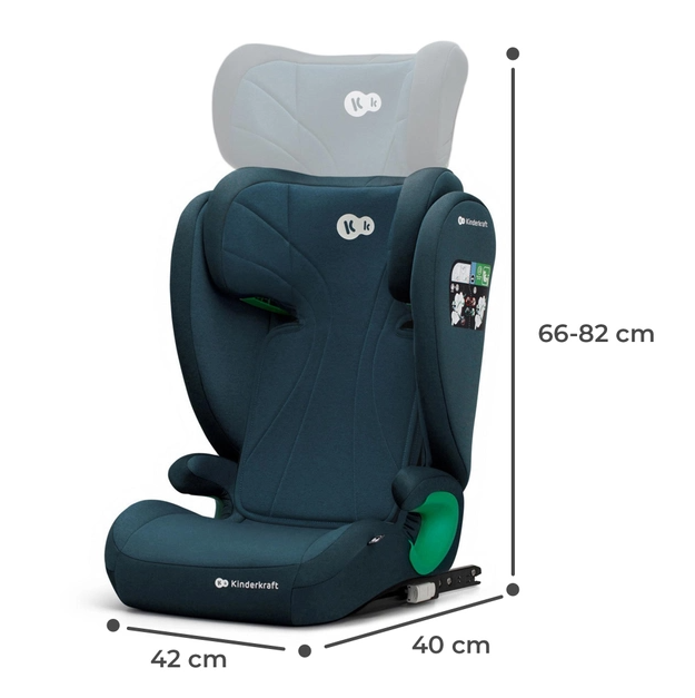 Автокресло Kinderkraft Junior Fix 2 i-Size Harbour Blue (KCJUFI20BLU0000) - изображение 7