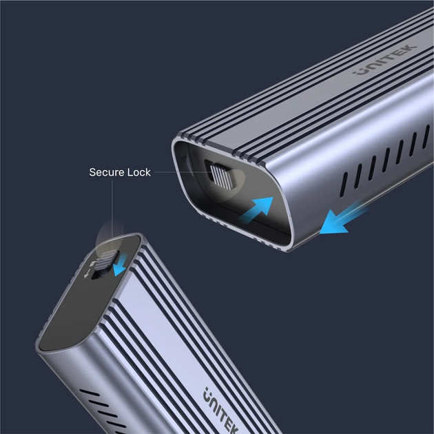 Zewnętrzna kieszeń Unitek SolidForce Reefer Pro na M.2 SSD NVMe (PCIe) USB 4.0 (S1226A) - obraz 13