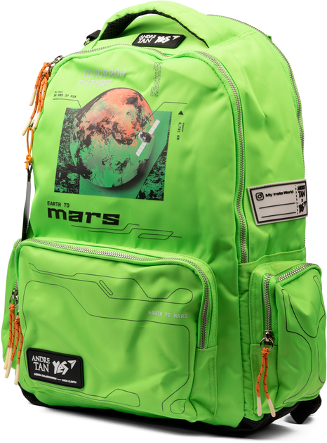 Рюкзак YES by Andre Tan T-131 Space 46х31х14 см 20 л Green (559049) (4820258570423) - зображення 2