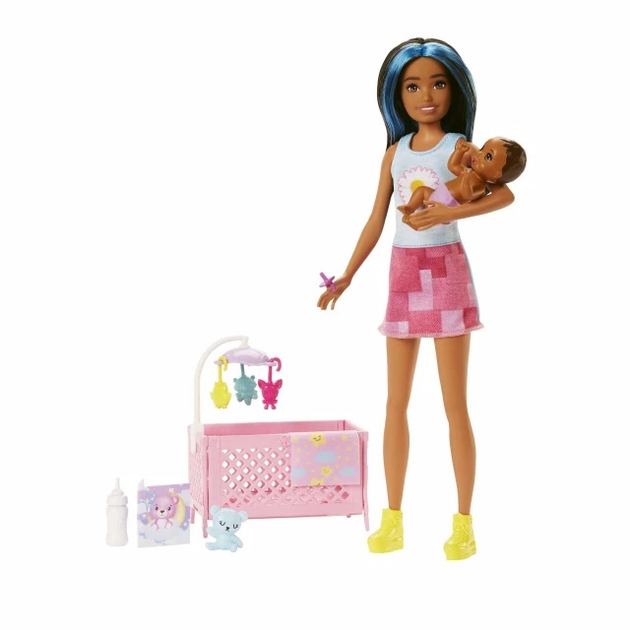 Набір Barbie Лялька Барбі-няня та немовля (194735098309) - зображення 1