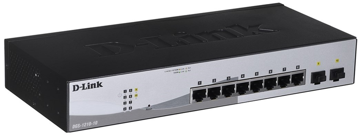 Komutator D-LINK-DGS-1210-10/E 10-port Gigabit Switch SFP - obraz 2
