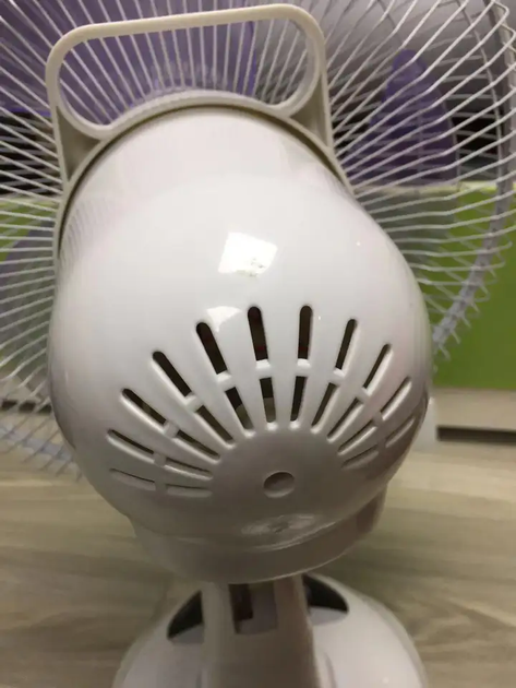 Перезаряжаемый настольный вентилятор 18W VHG F-58 12-дюймовый, Белый - изображение 6