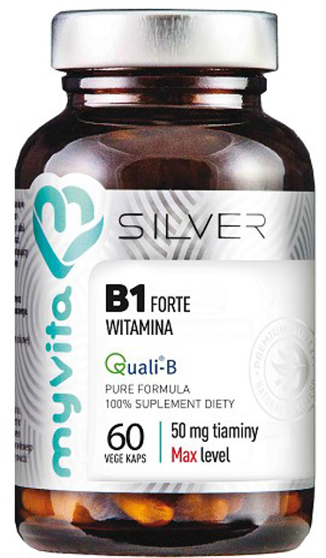 Myvita Silver Witamina B1 Forte 50mg kapsułek (5903021591777) - obraz 1