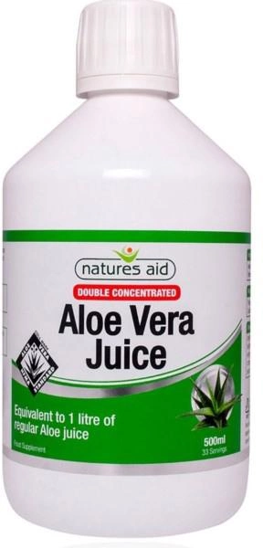 Natures Aid Sok Aloe Vera 500 ml Aloes (5023652555006) - obraz 1