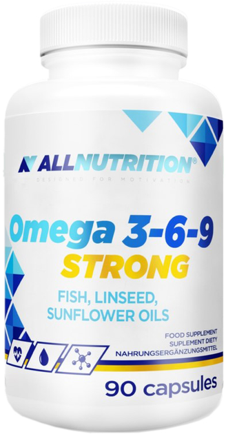Allnutrition Omega 3-6-9 Strong 90 kapsułek (5902837739304) - obraz 1