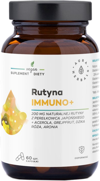 Aura Herbals Rutyna Immuno+ 60 kapsułek (5902479613338) - obraz 1