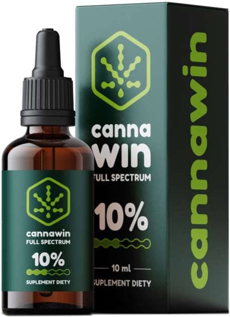 Добавка харчова Cannawin CBD Oil 10% Full Spectrum 10 мл (5904830742251) - зображення 1