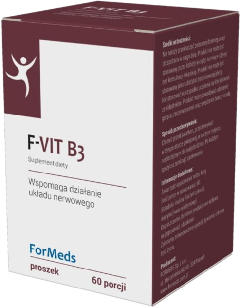Харчова добавка для нервової системи Formeds F-Vit B3 (5902768866292) - зображення 1