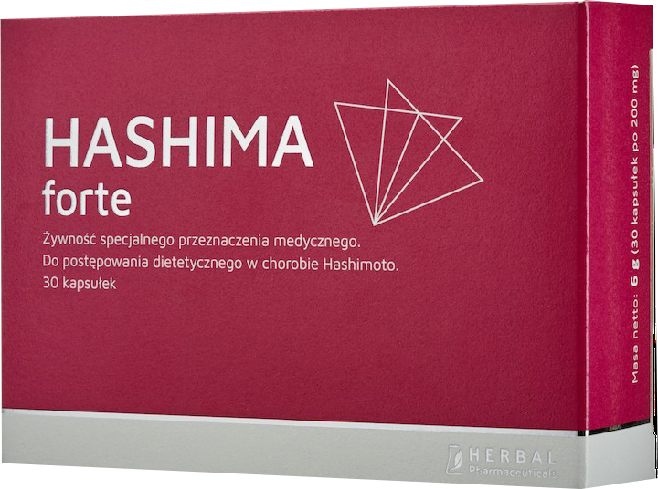 Харчова добавка Herbal Monasterium Hashima Forte 30 капсул щитовидної залози (5906874431160) - зображення 1