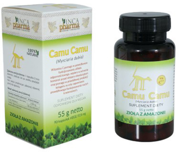 Suplement diety Incapharma Camu Camu 90 kapsułek (5903943953059) - obraz 1