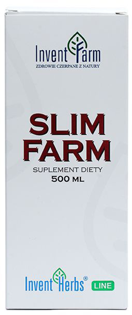 Харчова добавка Invent Farm Slim Farm 500 мл Корисно для схуднення (5907751403119) - зображення 1