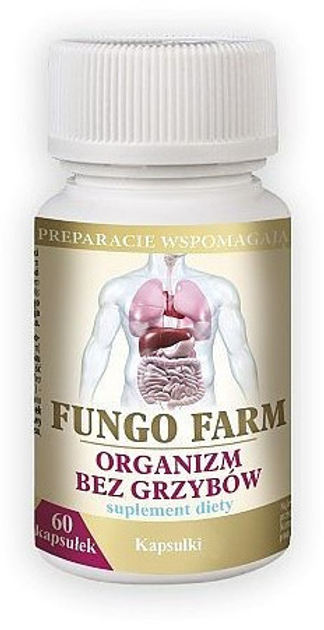 Харчова добавка Invent Farm Fungo Farm 60 капсул Очищає організм (5907751403225) - зображення 1