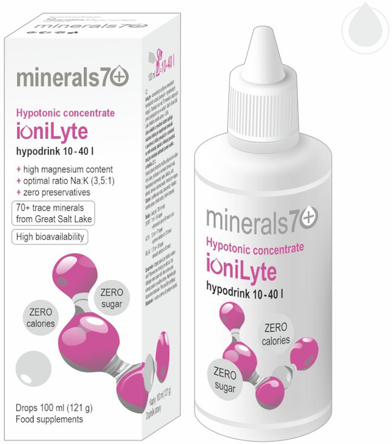 Minerals70 Ionilyte Hypotonic Concentrate 100 ml (8594195600500) - obraz 1