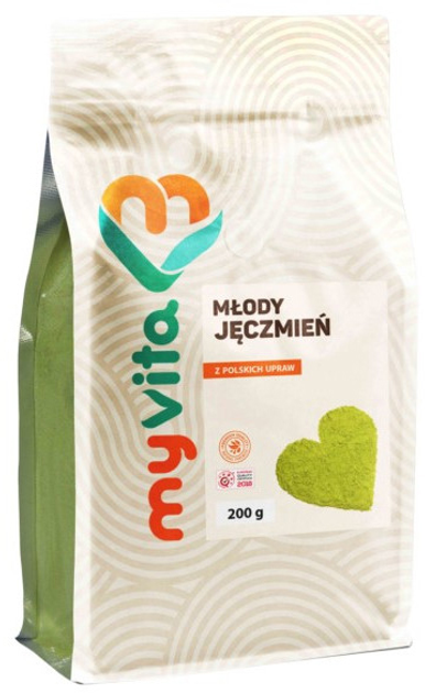 Myvita Młody Jęczmień Proszek 200 g (5906395684465) - obraz 1