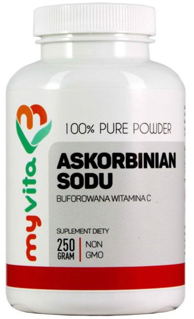 Myvita Askorbinian Sodu 250 g Wzmacnia Odporność (5903021590718) - obraz 1