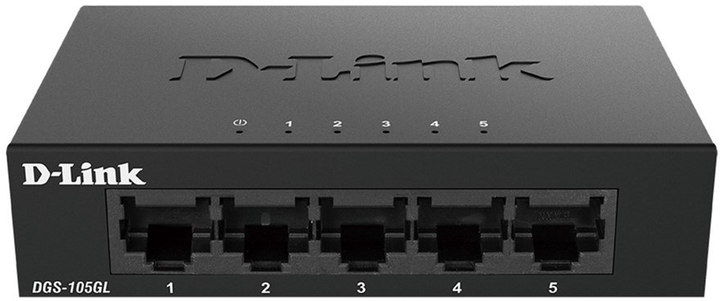 Комутатор D-Link DGS-105GL/E Switch Unmanaged Gigabit Ethernet - зображення 1