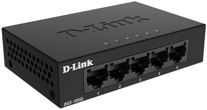 Комутатор D-Link DGS-105GL/E Switch Unmanaged Gigabit Ethernet - зображення 2