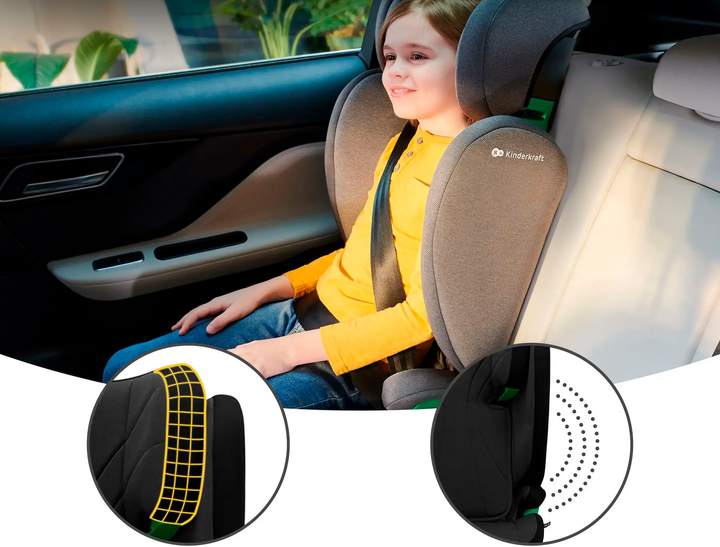 Автокресло KinderKraft Junior Fix 2 i-Size Graphite Black (KCJUFI20BLK0000) (5902533921560) - изображение 11