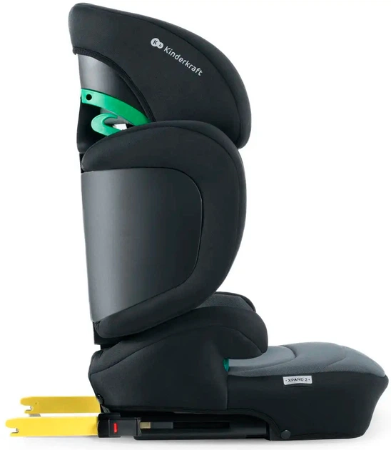 Fotelik samochodowy Kinderkraft Xpand 2 i-Size Graphite Black (KCXPAN02BLK0000) - obraz 3