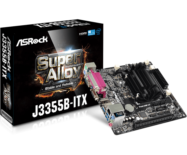 Материнська плата AsRock J3355B-ITX Integrated CPU/2хDDR3/DDR3L SODIMM - зображення 4