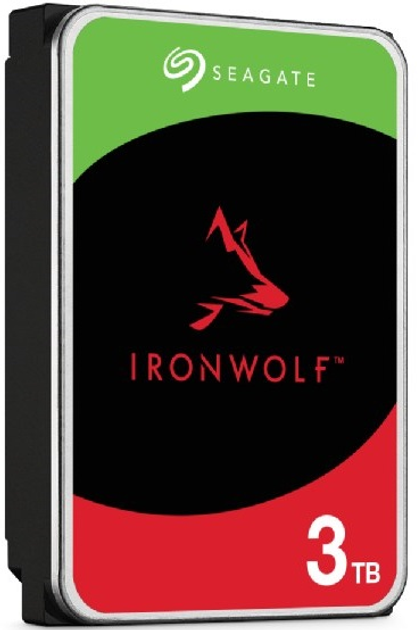 Жорсткий диск Seagate IronWolf 3TB 5400rpm 256MB ST3000VN006 3.5 SATA III - зображення 3