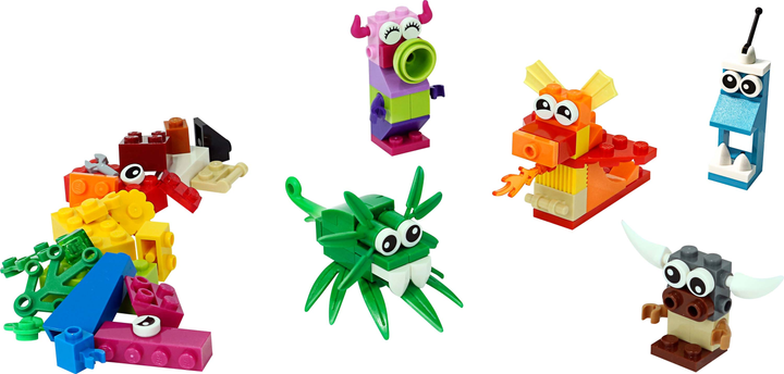 Конструктор LEGO Classic Оригінальні монстри 140 деталей (11017) - зображення 9
