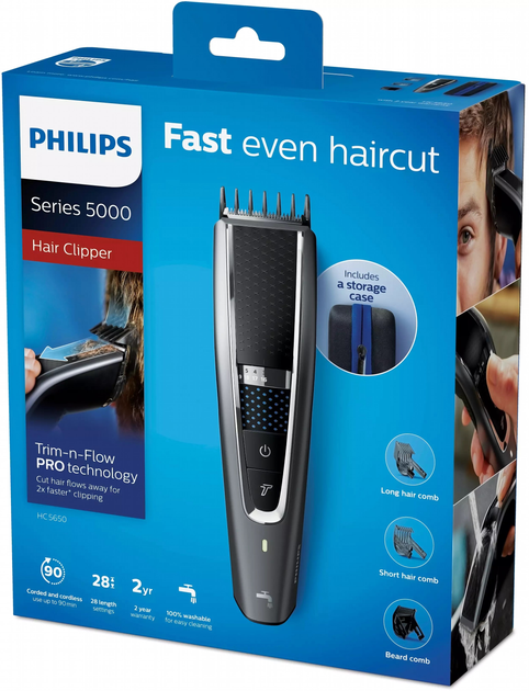 Maszynka do strzyżenia włosów Philips Series 5000 HC5650/15 - obraz 11