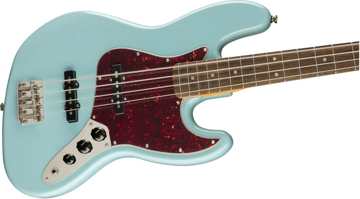 Бас-гитара SQUIER by FENDER CLASSIC VIBE 60s JAZZ BASS LR DAPHNE BLUE - Фото 5 Бас-гитара SQUIER by FENDER CLASSIC VIBE 60s JAZZ BASS LR DAPHNE BLUE - изображение 5