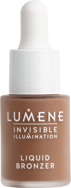 Акція на Бронзер доглядовий рідкий Lumene Invisible Illumination Deep Glow 15 мл від Rozetka