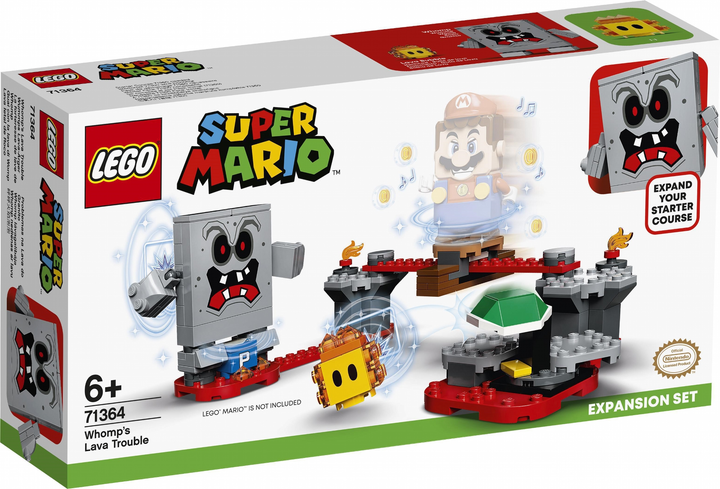 Конструктор LEGO Super Mario Неприємності у фортеці Вомпа додатковий набір 133 деталі (71364) - зображення 3