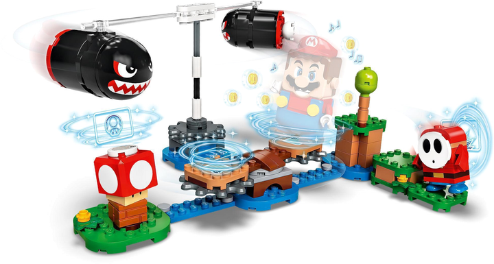Zestaw klocków LEGO Super Mario Ostrzał Banzai Bill zestaw rozszerzający 132 elementy (71366) - obraz 15