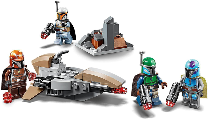 Zestaw klocków LEGO Star Wars Zestaw bojowy Mandalorianina 102 elementy (75267) - obraz 6