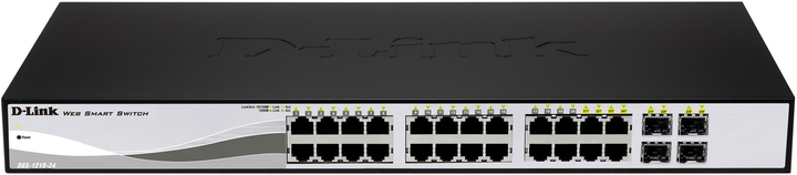 Komutator D-LINK-DGS-1210-24P 24-port (PoE) Gigabit Switch SFP (DGS-1210-24P/E) - obraz 1