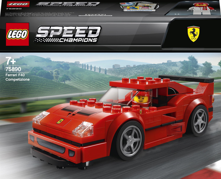 Zestaw klocków LEGO Speed Champions Samochód Ferrari F40 Competizione 198 elementów (75890) - obraz 1