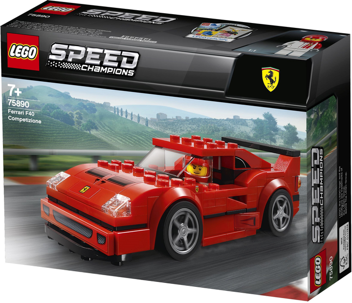 Конструктор LEGO Speed Champions Автомобіль Ferrari F40 Competizione 198 деталей (75890) - зображення 4