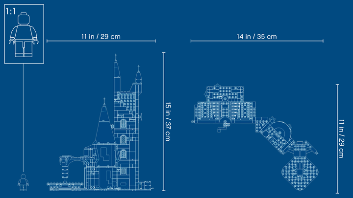 Zestaw klocków LEGO Harry Potter Wieża zegarowa na Hogwarcie 922 elementy (75948) - obraz 14