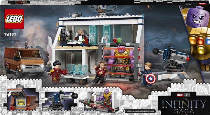 Zestaw klocków LEGO Super Heroes Marvel Avengers: Koniec gry ostateczna bitwa 527 elementów (76192) - obraz 9