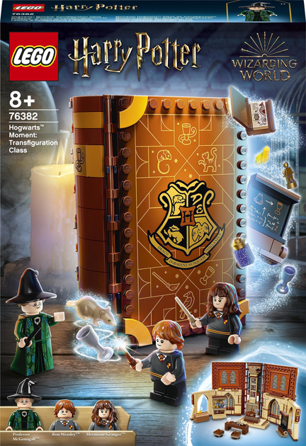 Zestaw klocków LEGO Harry Potter w Hogwarcie: zajęcia z transfiguracji 241 element (76382) - obraz 1