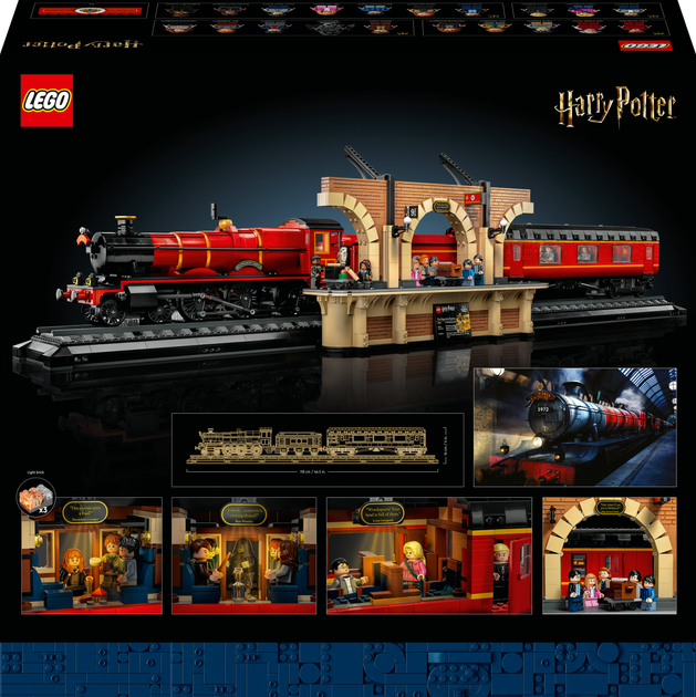 Конструктор LEGO Harry Potter «Хогвартс-експрес» версія для колекціонерів 5129 деталей (76405) - зображення 10
