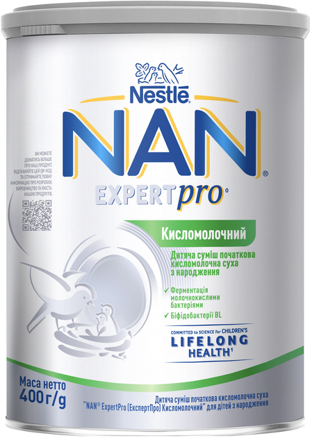 Дитяча суха суміш NAN ExpertPro Кисломолочний для дітей з народження 400 г (8445290744371) - зображення 1